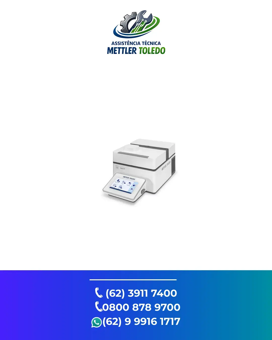 AJUSTE ESPECTROFOTOMETRO EASY UV METTLER TOLEDO CUIABA