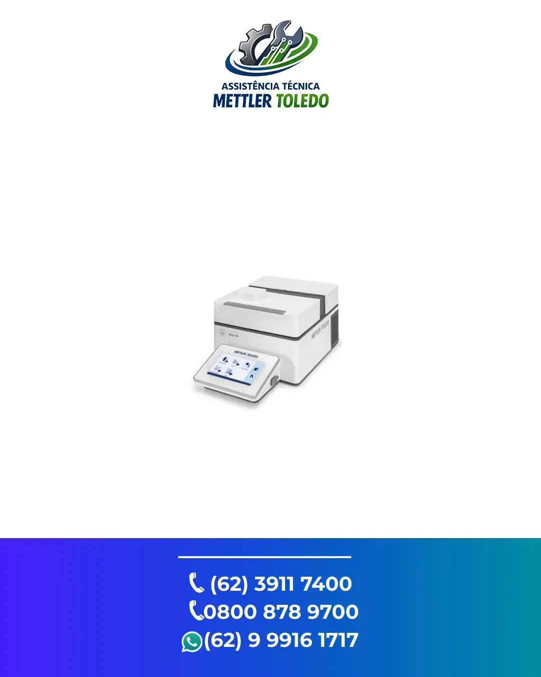 CONSERTO ESPECTROFOTOMETRO EASY VIS METTLER TOLEDO FLORIANOPOLIS