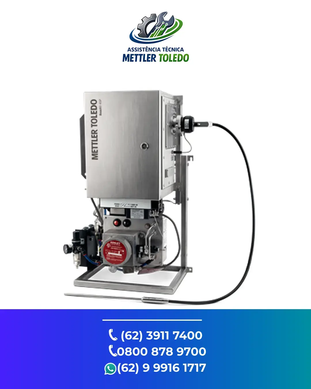 CONSERTO ESPECTROMETRO REACTIR 45P HL PROCESS FTIR METTLER TOLEDO MINAS GERAIS