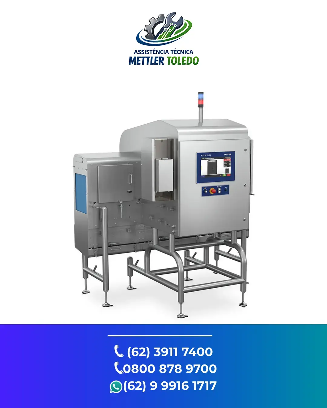 CONSERTO SISTEMA INSPEÇÃO RAIO X X37 X3720 METTLER TOLEDO BELO HORIZONTE