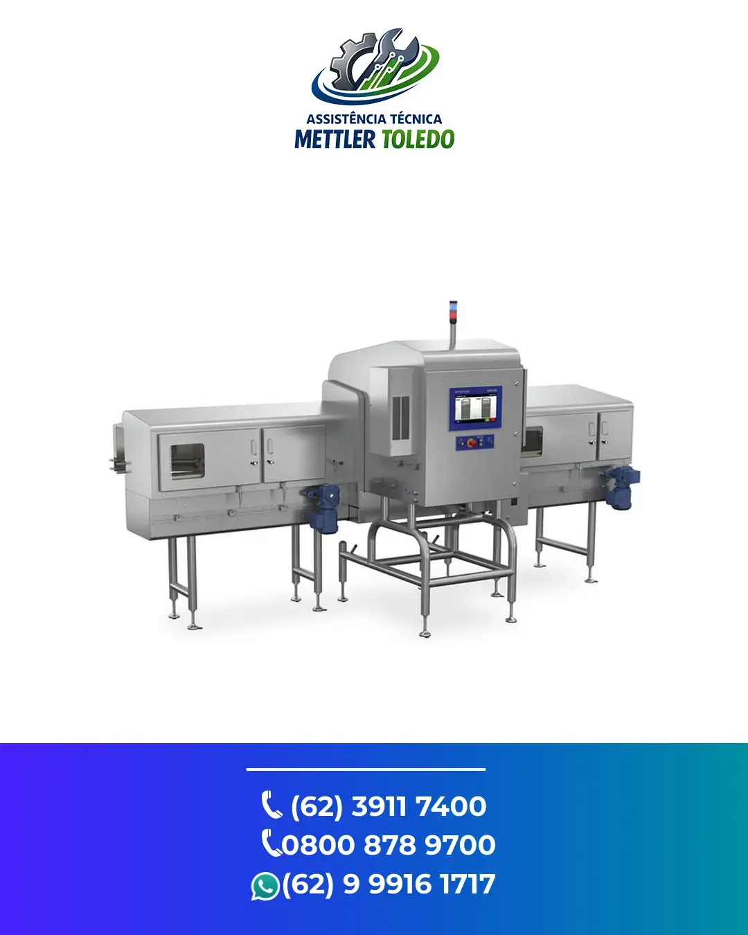 CONSERTO SISTEMA INSPEÇÃO RAIO X X37 X3735 METTLER TOLEDO CAMPO GRANDE