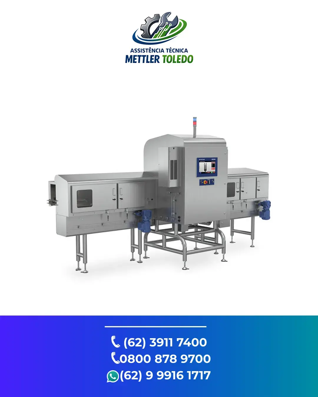 CONSERTO SISTEMA INSPEÇÃO RAIO X X37 X3750 METTLER TOLEDO FLORIANOPOLIS