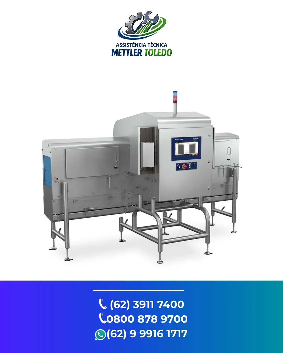 SUPORTE TÉCNICO EM SISTEMA INSPEÇÃO RAIO X X37 X3730 METTLER TOLEDO CAMPO GRANDE