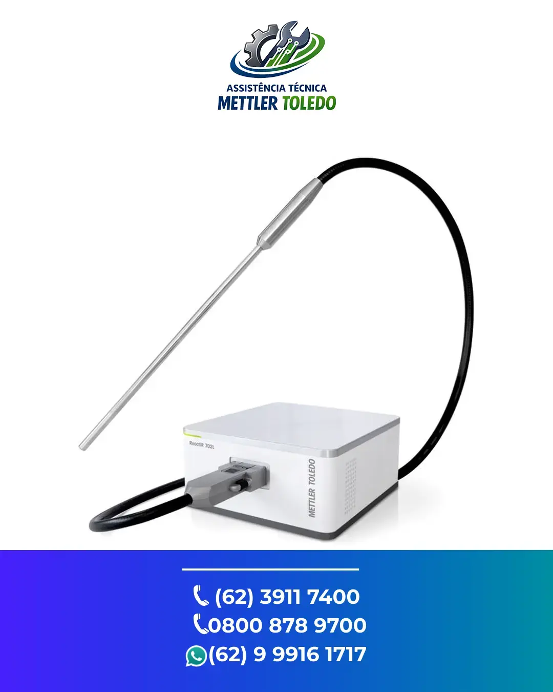 SUPORTE TÉCNICO ESPECTROMETRO REACTIR 702L METTLER TOLEDO BRASILIA