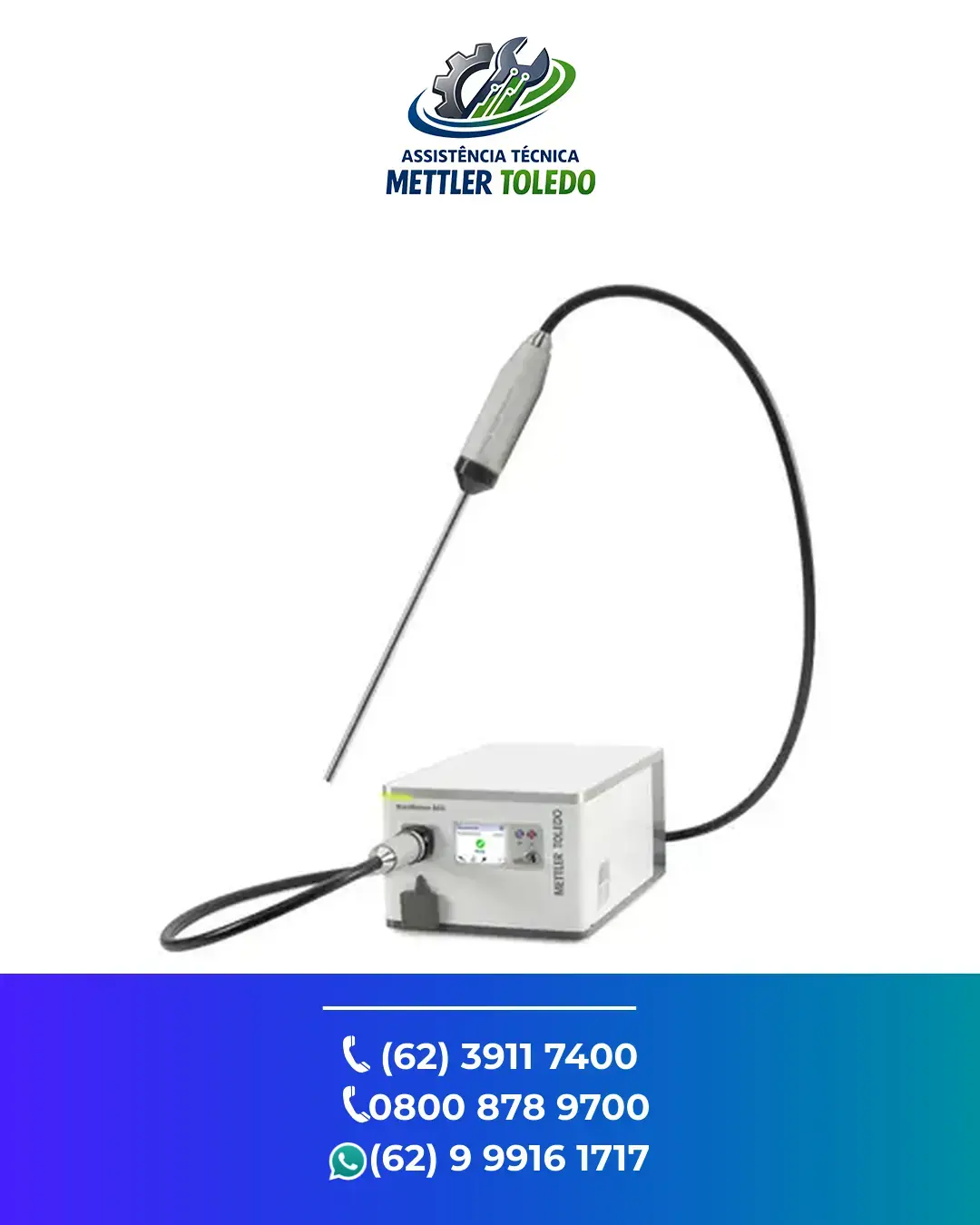 SUPORTE TÉCNICO ESPECTROMETRO REACTRAMAN METTLER TOLEDO GOIAS
