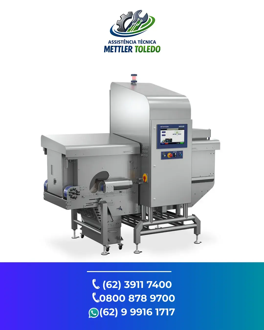 SUPORTE TÉCNICO SISTEMA INSPEÇÃO RAIO X X36 BULK FLOW METTLER TOLEDO CUIABA