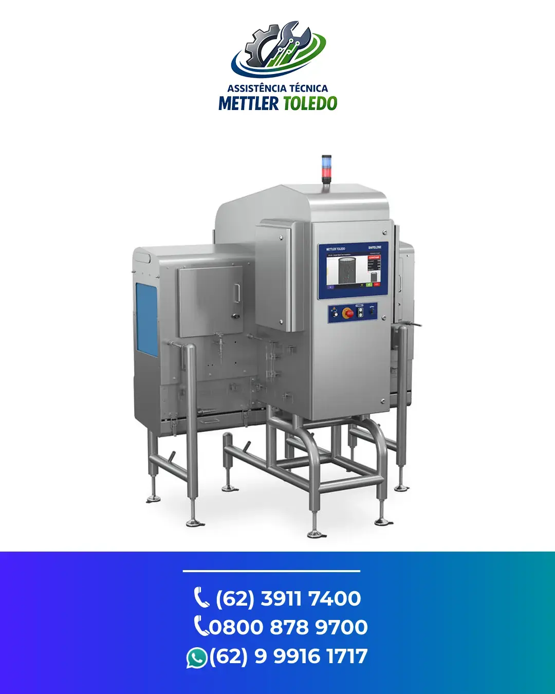 SUPORTE TÉCNICO SISTEMA INSPEÇÃO RAIO X X37 X3710 METTLER TOLEDO RIO DE JANEIRO